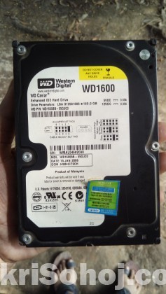 Western digital Hard disk 160 GB